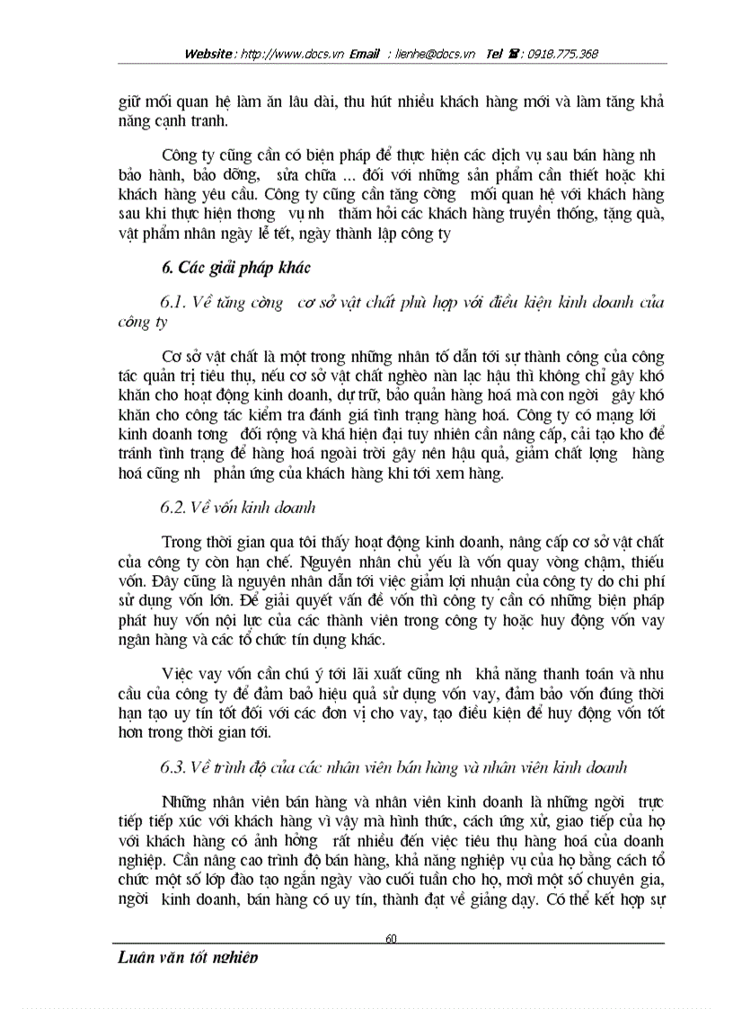 image for page Các biện pháp nhằm nâng cao chất lượng công tác quản trị tiêu thụ hàng hoá tại công ty sản xuất và dịch vụ cơ điện Hà nôị