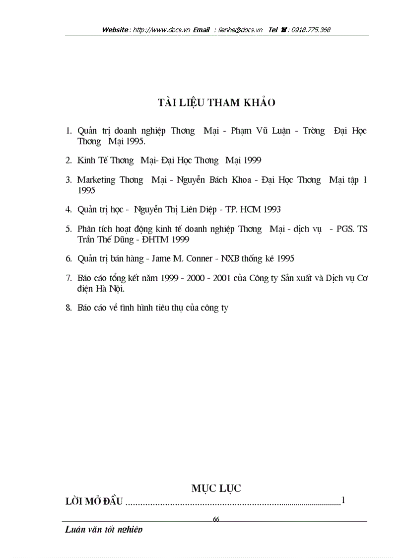 image for page Các biện pháp nhằm nâng cao chất lượng công tác quản trị tiêu thụ hàng hoá tại công ty sản xuất và dịch vụ cơ điện Hà nôị