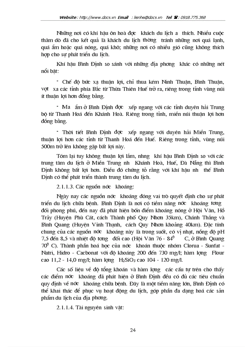 image for page Khai thác các nguồn tài trợ phát triển du lịch trên địa bàn tỉnh Bình Định