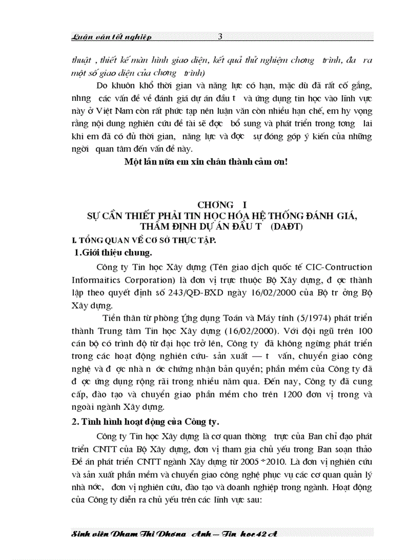 image for page Phân tích thiết kế chương trình đánh giá thẩm định dự án đầu tư