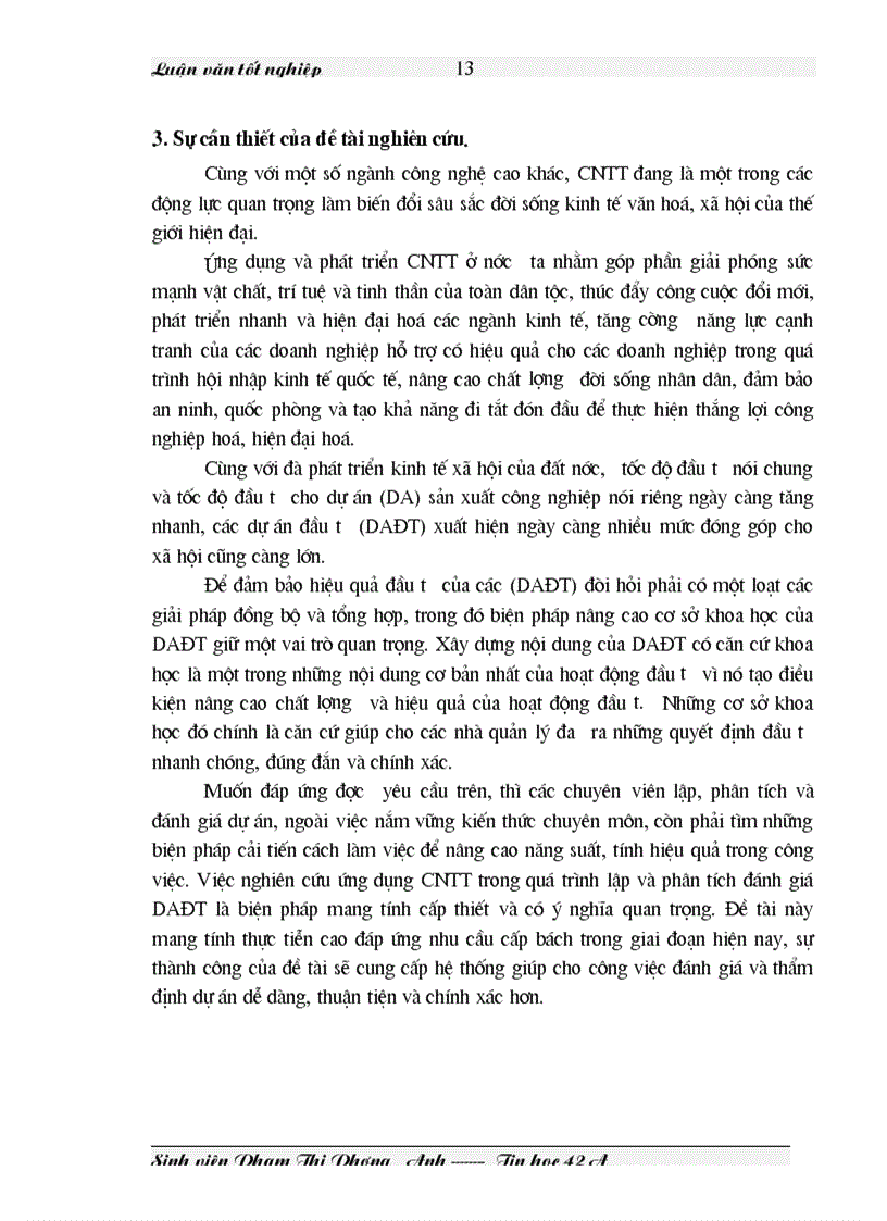 image for page Phân tích thiết kế chương trình đánh giá thẩm định dự án đầu tư