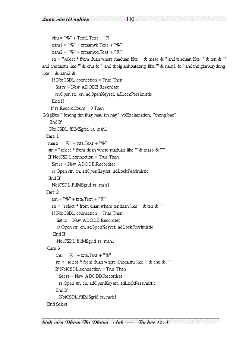 image for page Phân tích thiết kế chương trình đánh giá thẩm định dự án đầu tư