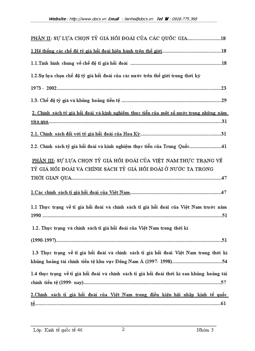 image for page Sự lựa chọn tỉ giá hối đoái của các nước và bài học cho Việt Nam