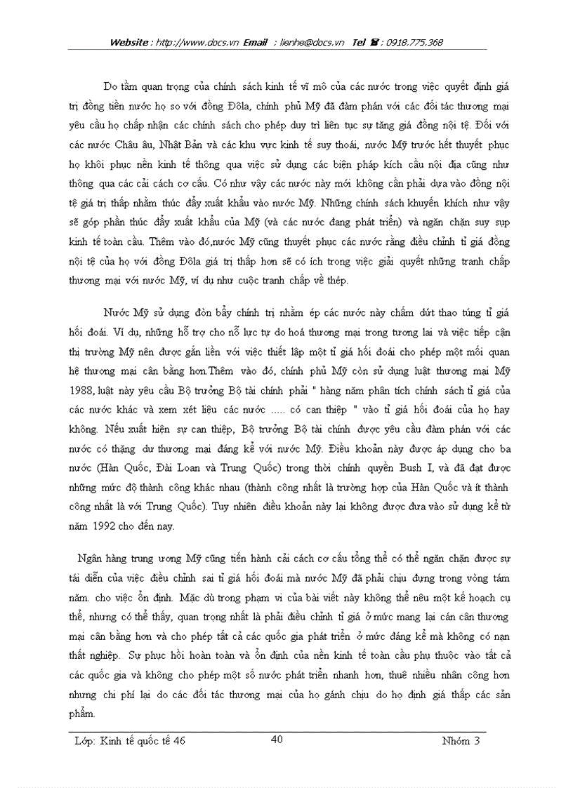 image for page Sự lựa chọn tỉ giá hối đoái của các nước và bài học cho Việt Nam