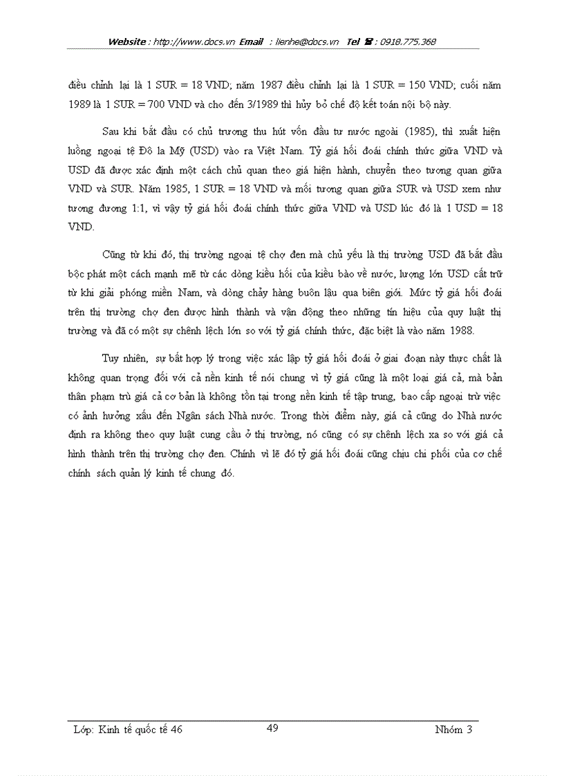 image for page Sự lựa chọn tỉ giá hối đoái của các nước và bài học cho Việt Nam