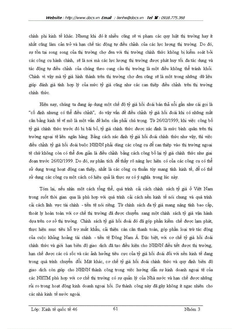 image for page Sự lựa chọn tỉ giá hối đoái của các nước và bài học cho Việt Nam