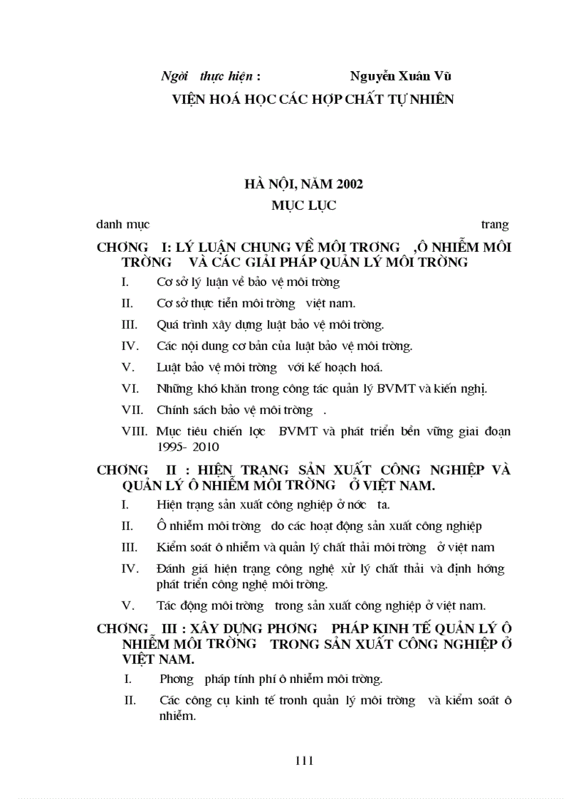 image for page Tác động môi trường các ngành sản xuất công nghiệp