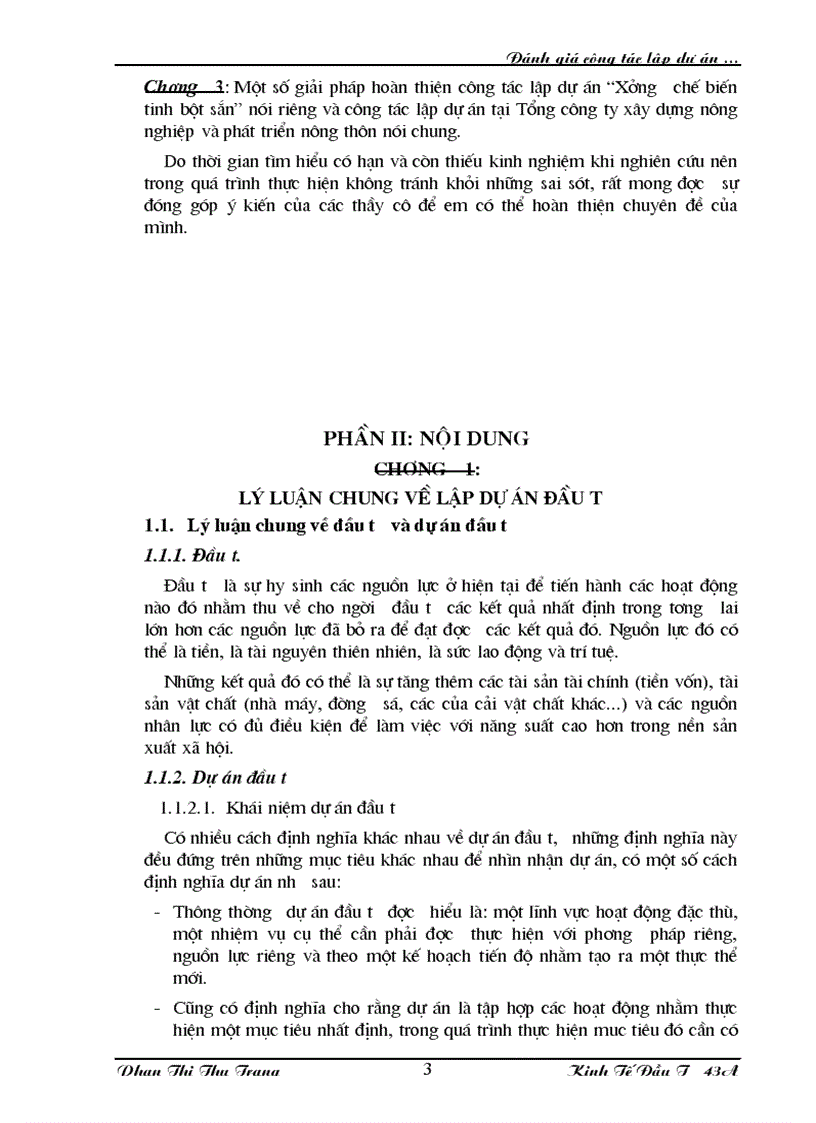 image for page Đánh giá công tác lập dự án xây dựng xưởng chế biến tinh bột sắn công suất 90 tấn ngày tại tổng công ty xây dựng nông nghiệp và ptnt