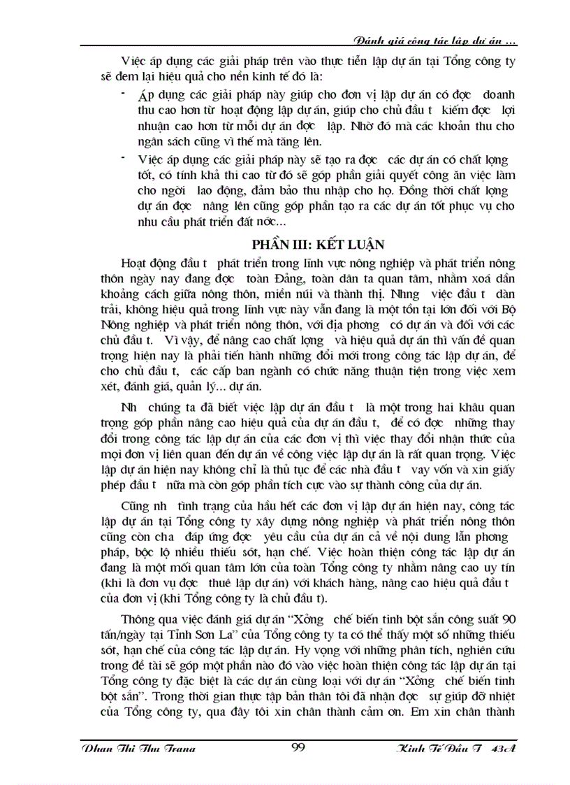 image for page Đánh giá công tác lập dự án xây dựng xưởng chế biến tinh bột sắn công suất 90 tấn ngày tại tổng công ty xây dựng nông nghiệp và ptnt