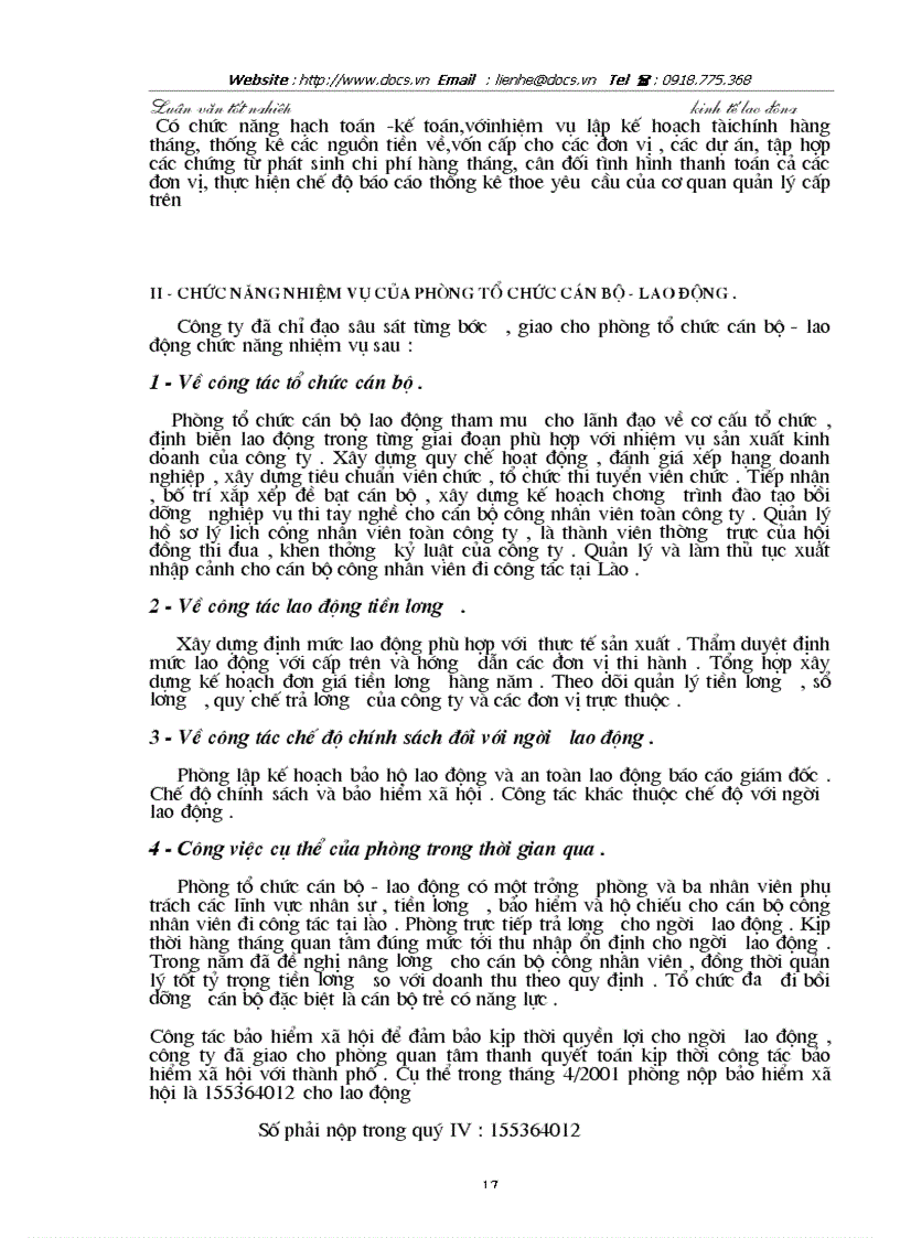 image for page Hoàn thiện công tác tổ chức tiền lương ở Công ty xây dựng công trình giao thông Việt Lào