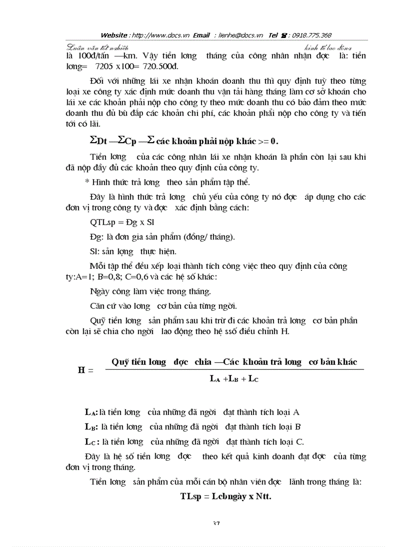 image for page Hoàn thiện công tác tổ chức tiền lương ở Công ty xây dựng công trình giao thông Việt Lào