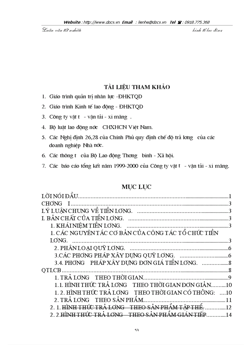 image for page Hoàn thiện công tác tổ chức tiền lương ở Công ty xây dựng công trình giao thông Việt Lào