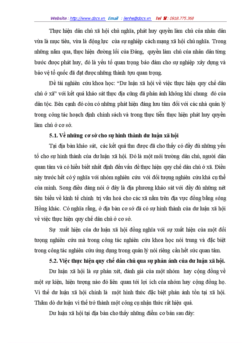 image for page Dư luận xã hội về việc thực hiện quy chế dân chủ