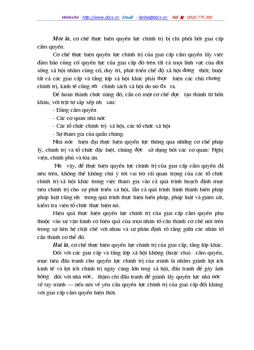 image for page Chính trị học đại cương