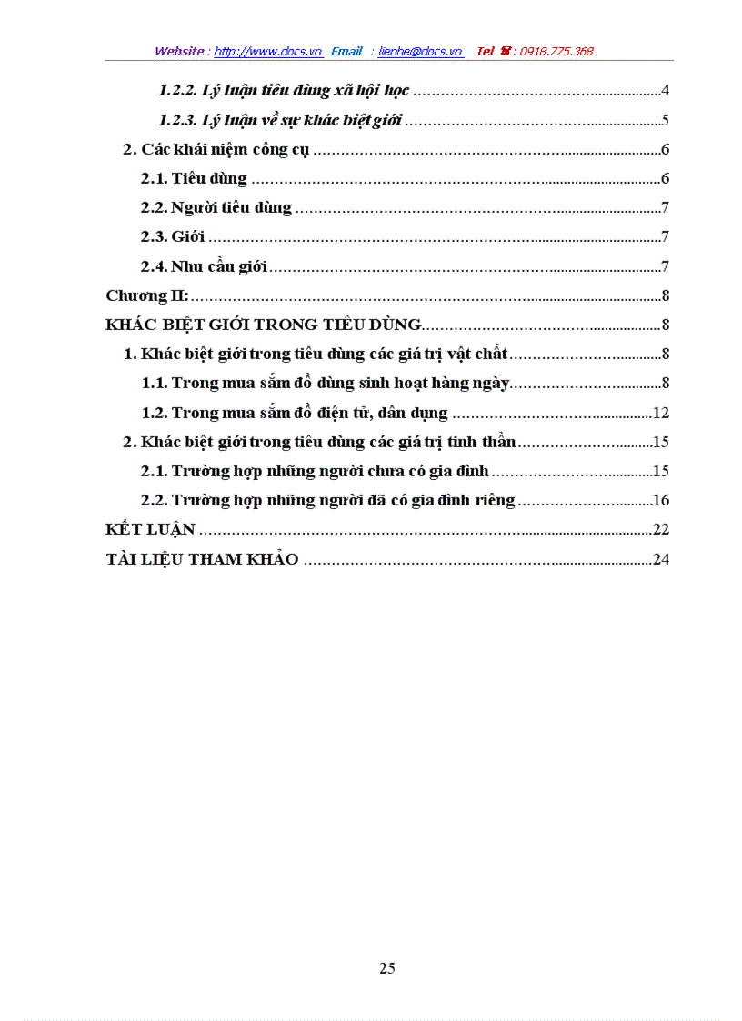 image for page Sự khác biệt giới trong tiêu dùng