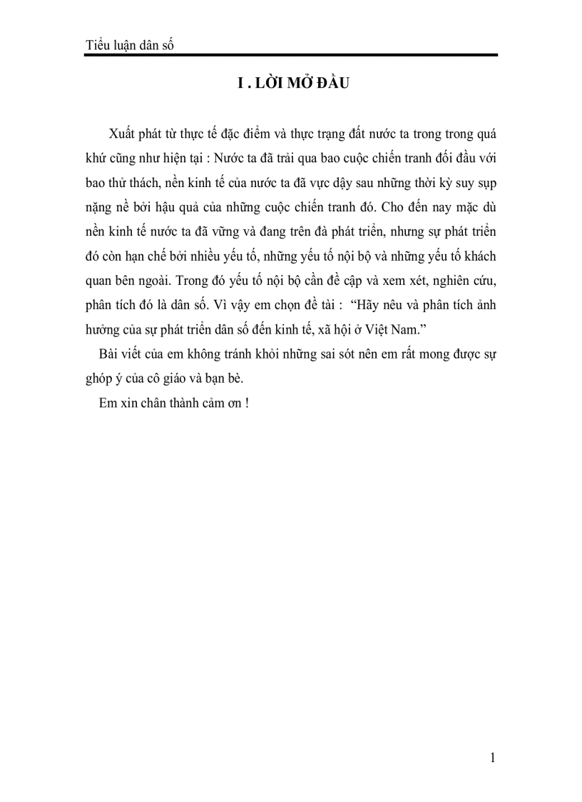 image for page Hãy nêu và phân tích ảnh hưởng của sự phát triển dân số đến kinh tế xã hội ở Việt Nam
