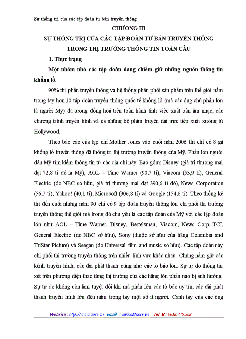 image for page Tập đoàn tư bản truyền thông