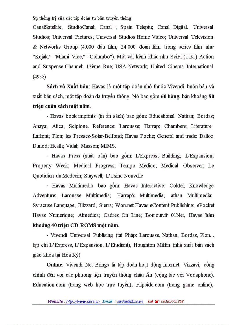 image for page Tập đoàn tư bản truyền thông