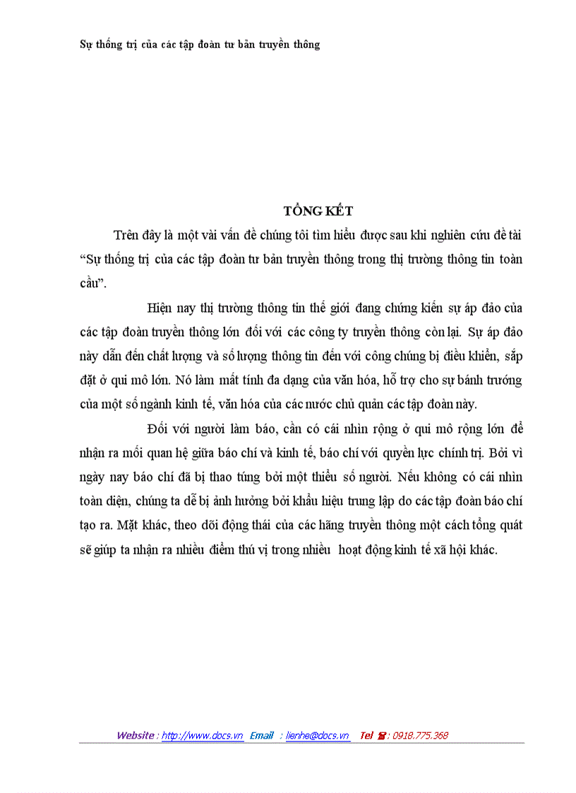 image for page Tập đoàn tư bản truyền thông