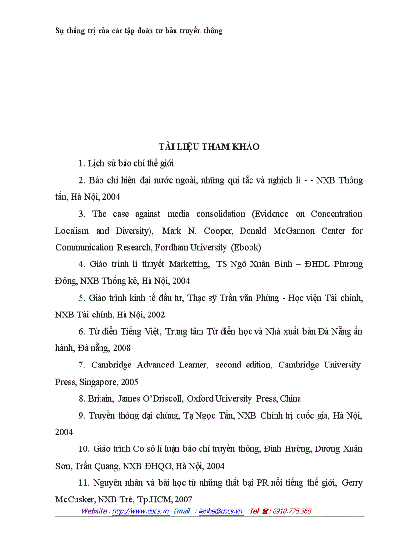 image for page Tập đoàn tư bản truyền thông