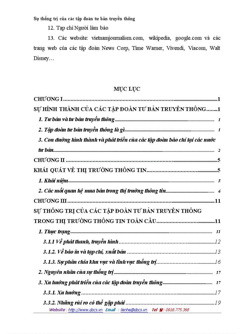 image for page Tập đoàn tư bản truyền thông