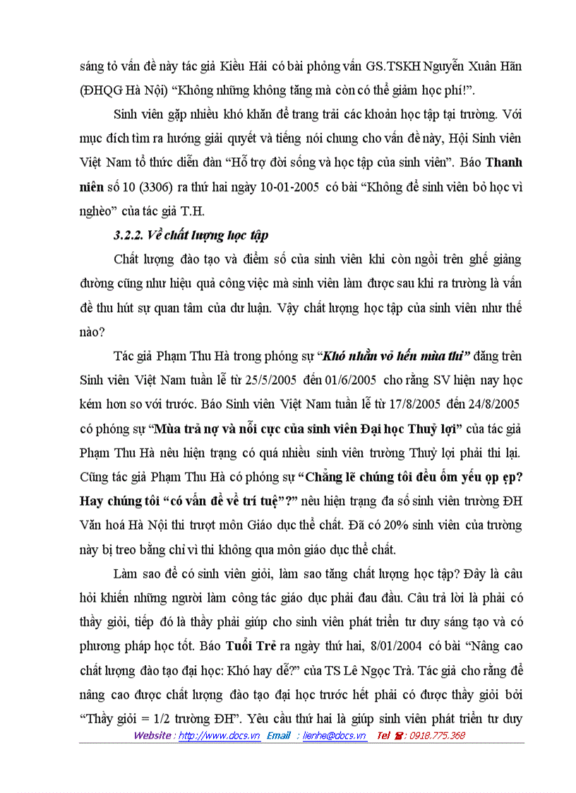 image for page Báo chí với quá trình hình thành nhân cách của học sinh sinh viên