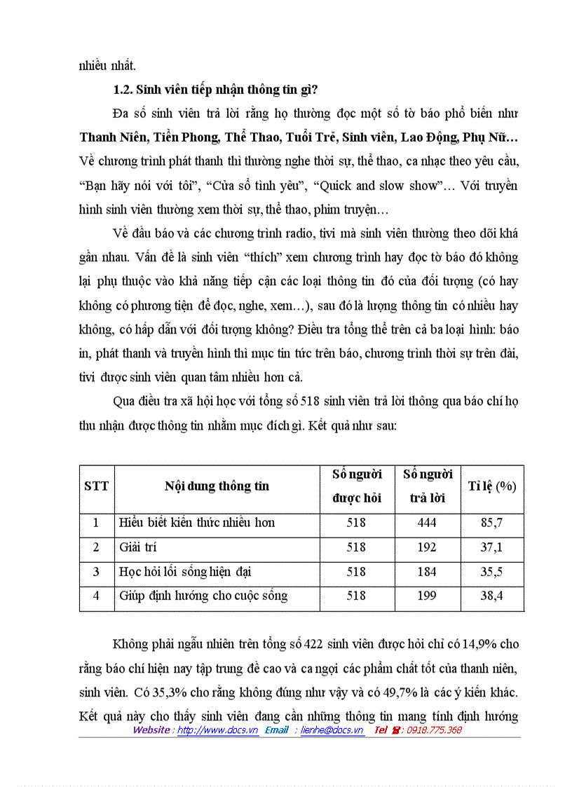image for page Báo chí với quá trình hình thành nhân cách của học sinh sinh viên