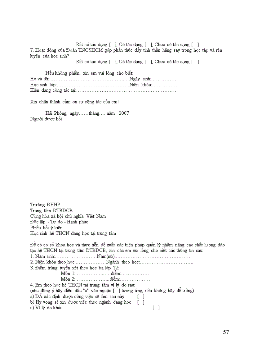 image for page Các biện pháp quản lý quá trình đào tạo hệ trung học chuyên nghiệp tại Trung tâm Đào tạo bồi dưỡng cán bộ thuộc Trường Đại học Hải Phòng