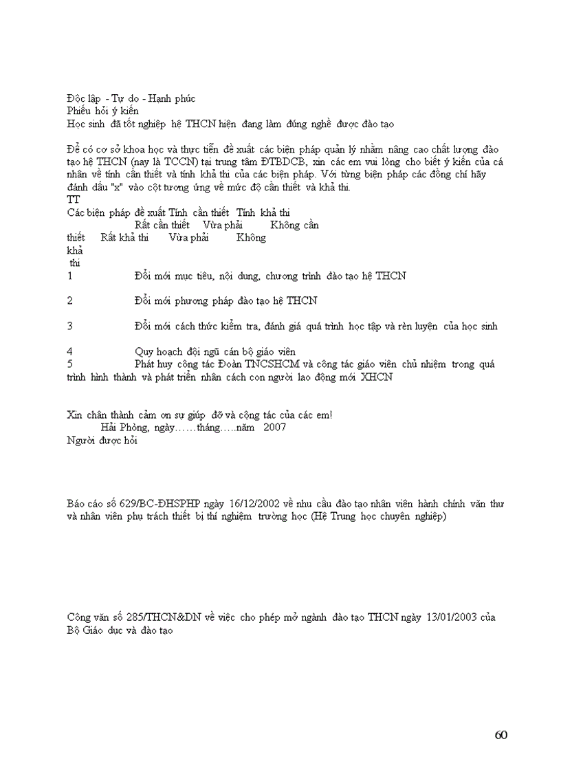 image for page Các biện pháp quản lý quá trình đào tạo hệ trung học chuyên nghiệp tại Trung tâm Đào tạo bồi dưỡng cán bộ thuộc Trường Đại học Hải Phòng