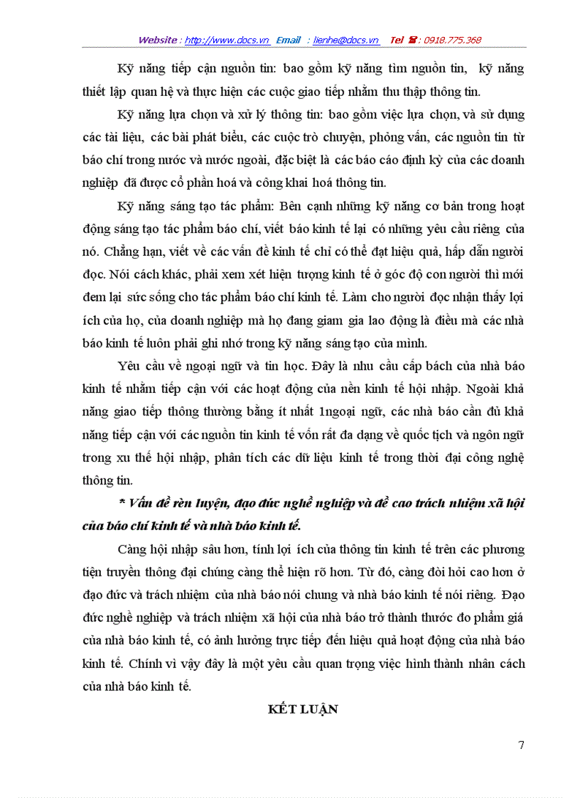 image for page Vai trò của Báo chí với sản xuất kinh doanh