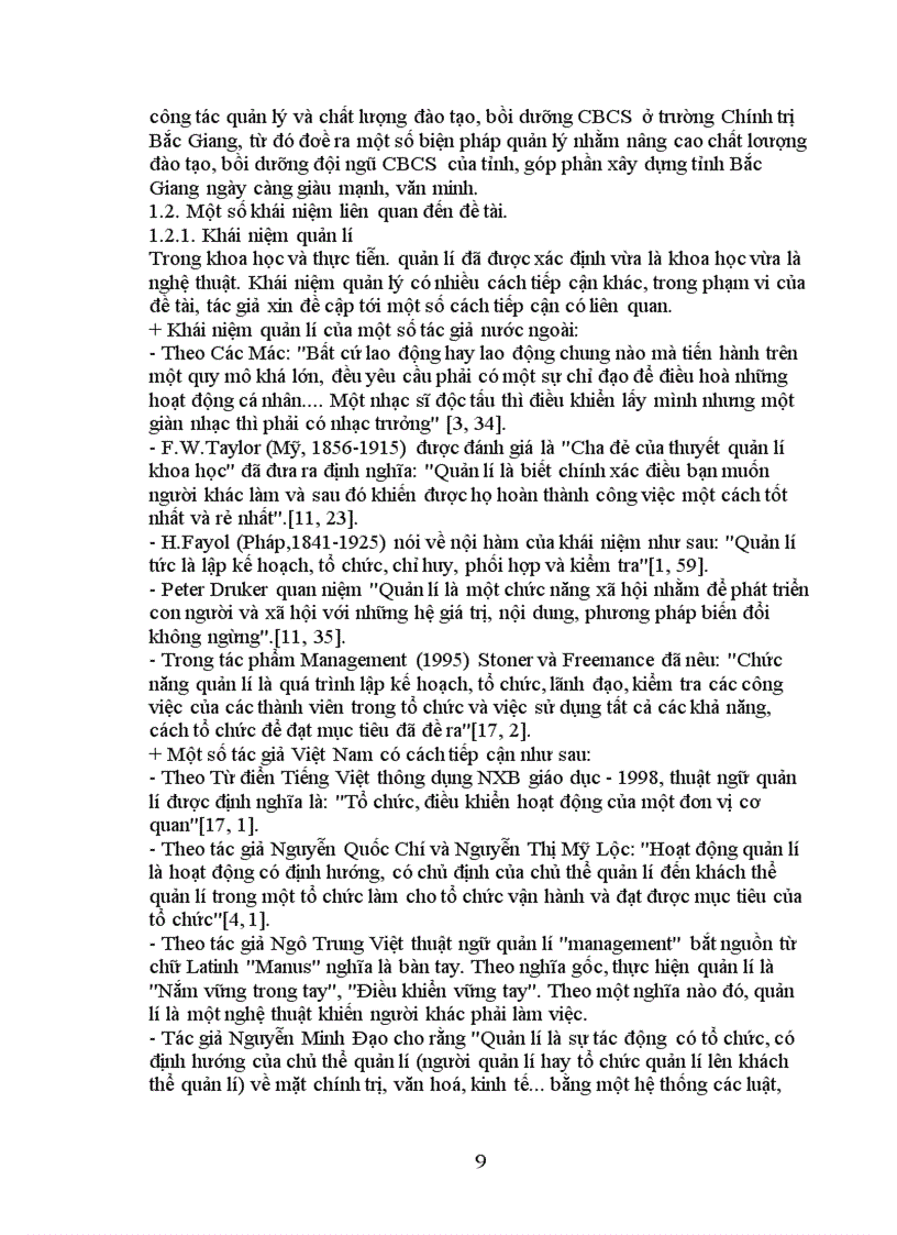 image for page Một số biện pháp quản lí nhằm nâng cao chất lượng đào tạo bồi dưỡng CBCS tại trường Chính trị tỉnh Bắc Giang