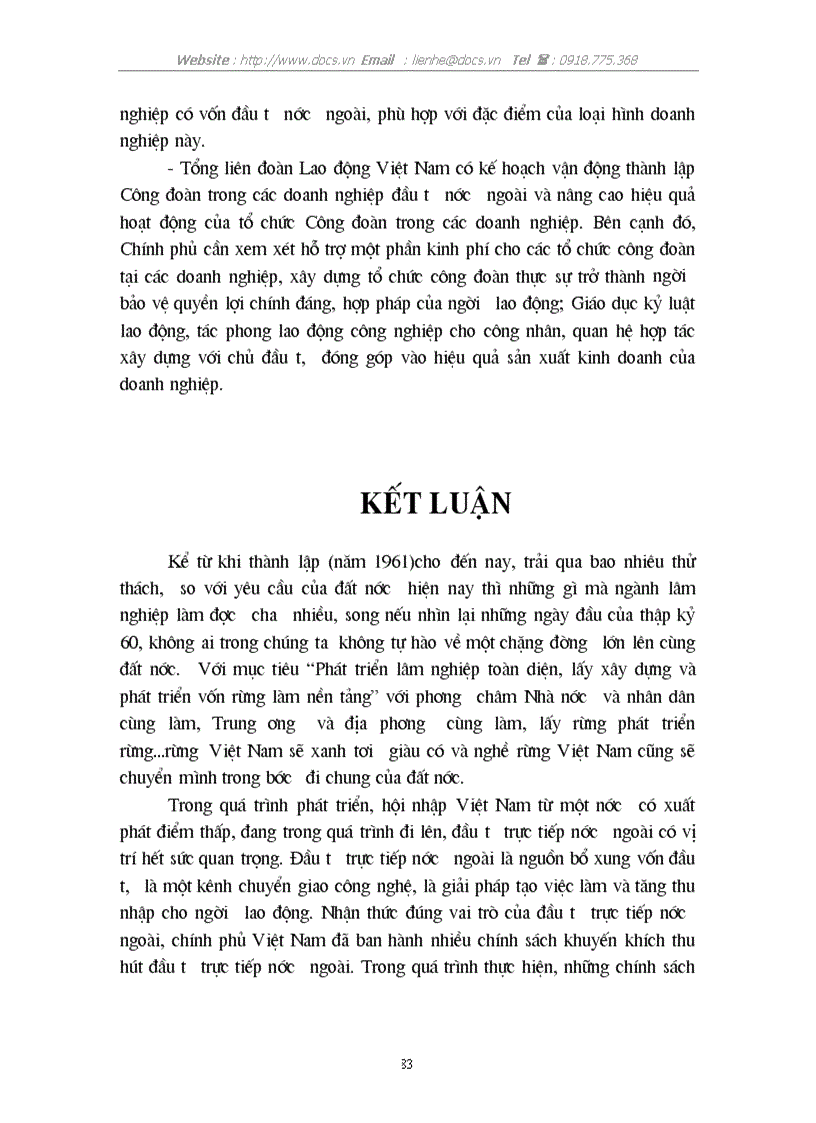 image for page Đầu tư trực tiếp nước ngoài trong ngành Lâm nghiệp Việt Nam những năm 1990 2002