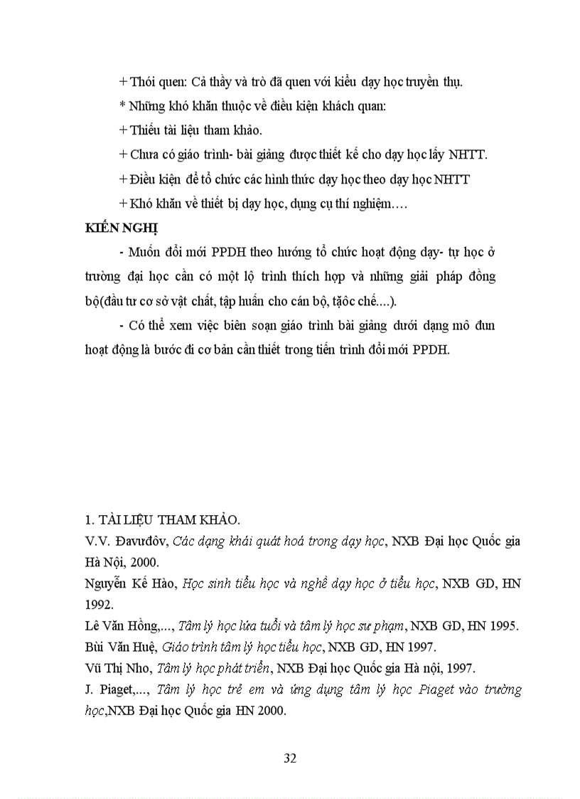 image for page Một số biện pháp tổ chức triển khai đổi mới PPDH theo hướng dạy tự học ở Trường ĐH Vinh