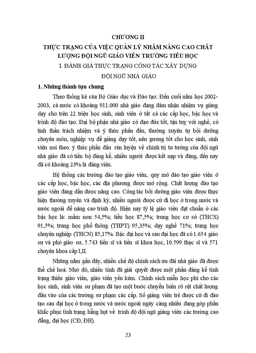 image for page Vận dụng nguyên tắc tập trung dân chủ trong quản lý trường tiểu học nhằm nâng cao chất lượng đội ngũ giáo viên