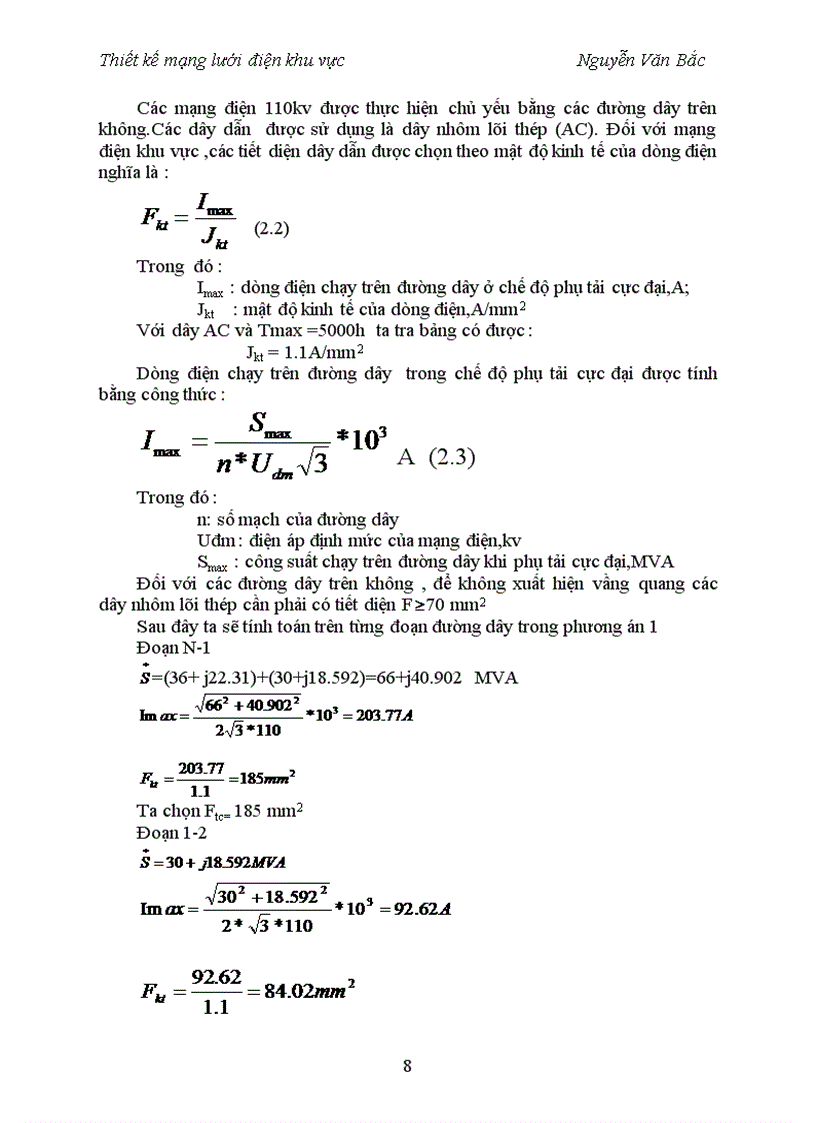 image for page Thiết kế mạng lưới điện khu vực
