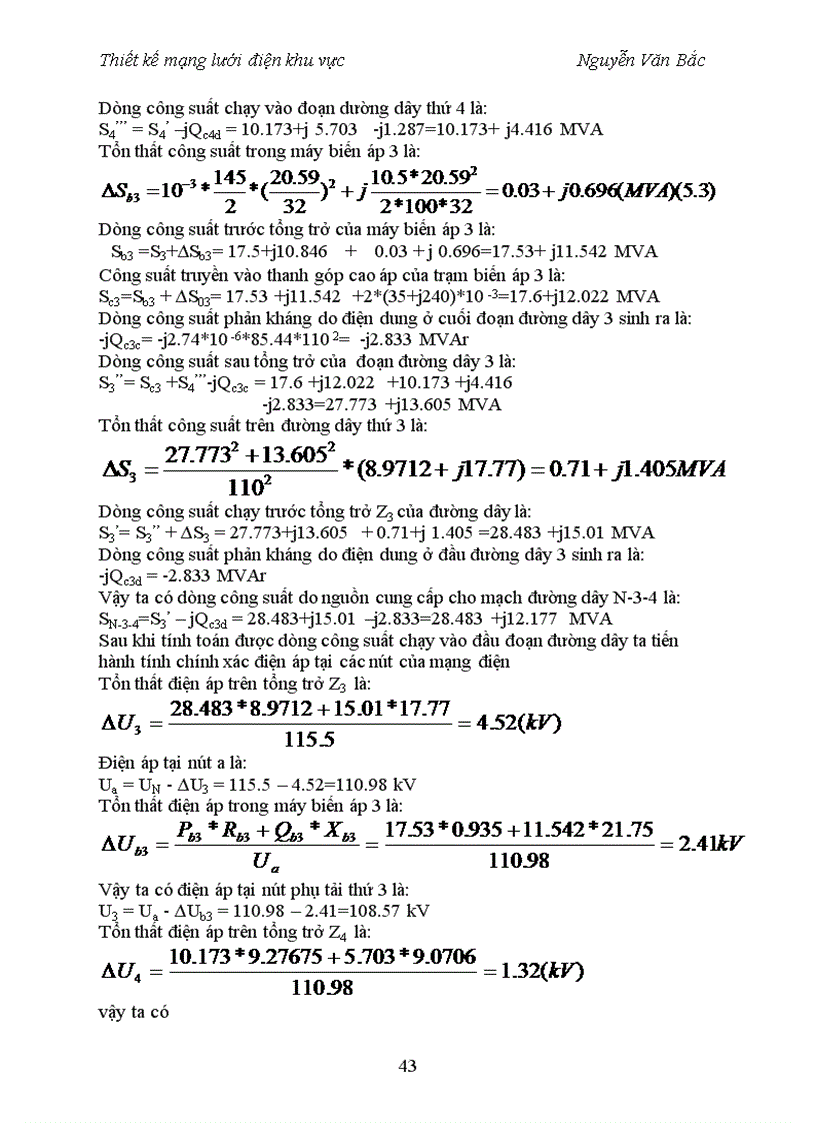 image for page Thiết kế mạng lưới điện khu vực