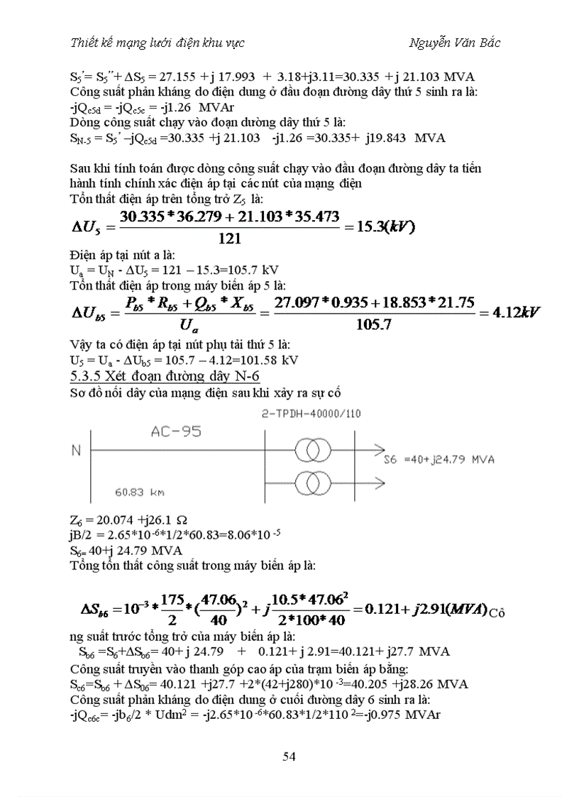 image for page Thiết kế mạng lưới điện khu vực