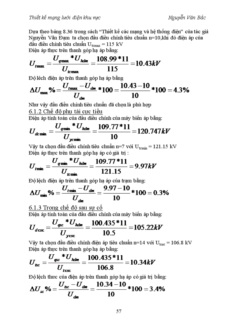 image for page Thiết kế mạng lưới điện khu vực