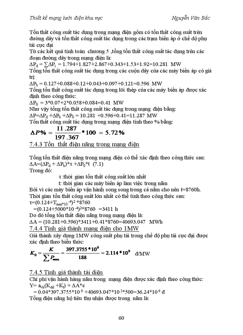 image for page Thiết kế mạng lưới điện khu vực