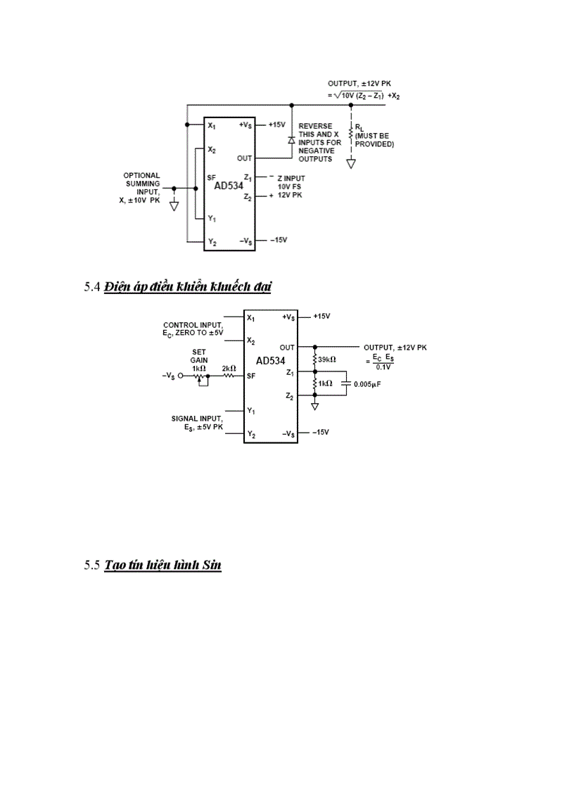 image for page Tìm hiểu về IC AD534 và ứng dụng trong mạch nhân