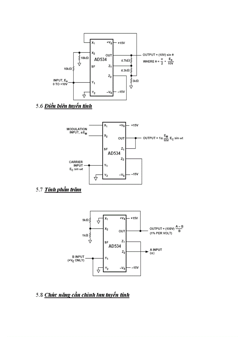 image for page Tìm hiểu về IC AD534 và ứng dụng trong mạch nhân