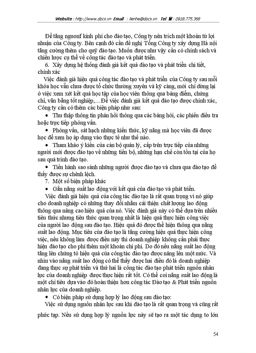image for page Hoàn thiện công tác đào tạo và phát triển nguồn nhân lực tại Công ty Cổ phần đầu tư và xây dựng số 4