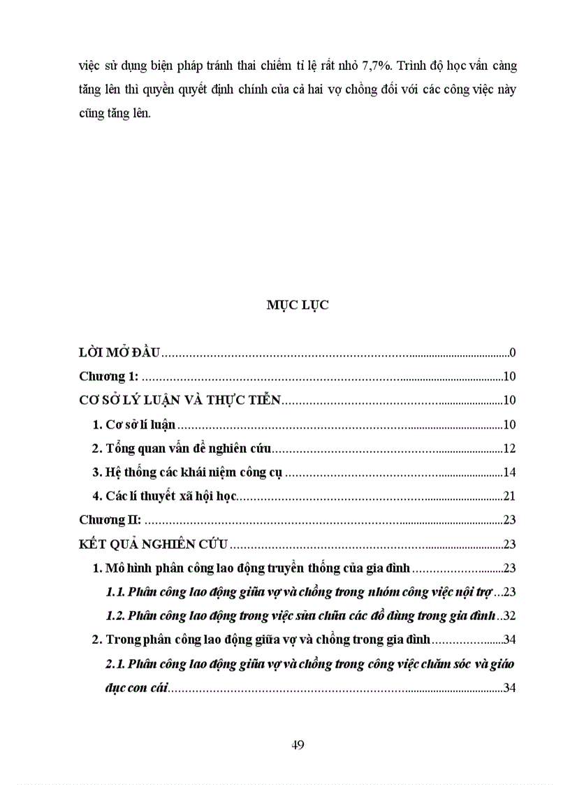 image for page Mối quan hệ giới về phân công lao động giữa vợ và chồng trong gia đình hiện nay