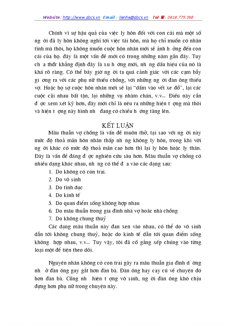 image for page Các dạng mâu thuẫn gia đình và hậu quả của sự ly hôn tìm hiểu được qua mục tâm tình với chị thanh tâm trên báo phụ nữ việt nam