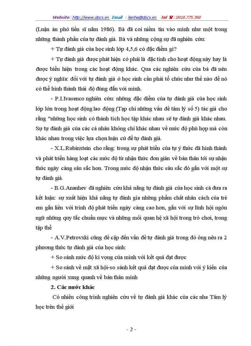 image for page Nghiên cứu khả năng tự đánh giá bản thân của học sinh trung học phổ thông