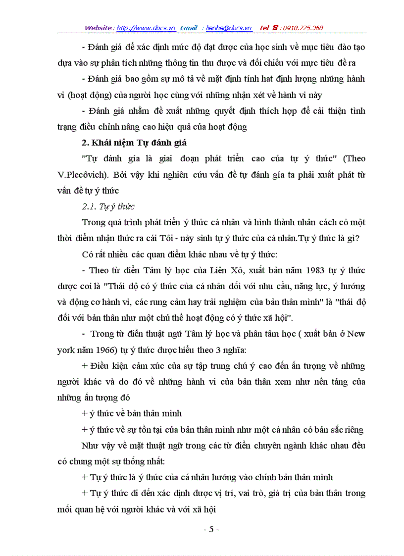 image for page Nghiên cứu khả năng tự đánh giá bản thân của học sinh trung học phổ thông