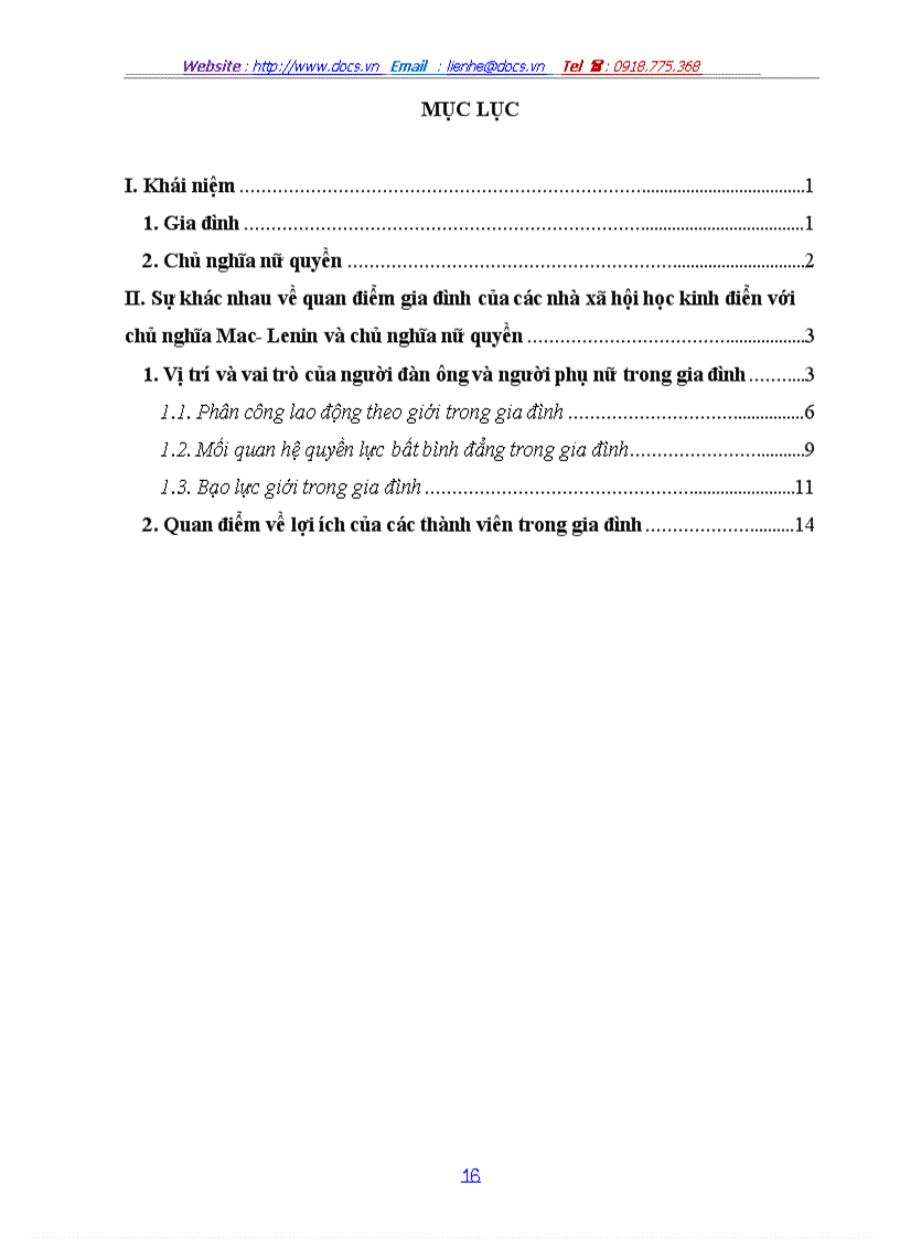 image for page Sự khác biệt về quan điểm gia đình giữa các nhà xã hội học kinh điển với chủ nghĩa Mac Lenin và chủ nghĩa nữ quyền