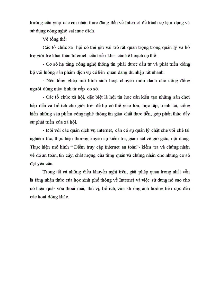 image for page Tác động của việc sử dụng Internet tới hoạt động học tập học sinh phổ thông ở thành phố Khảo sát trên địa bàn phường Nhân Chính quận Thanh Xuân