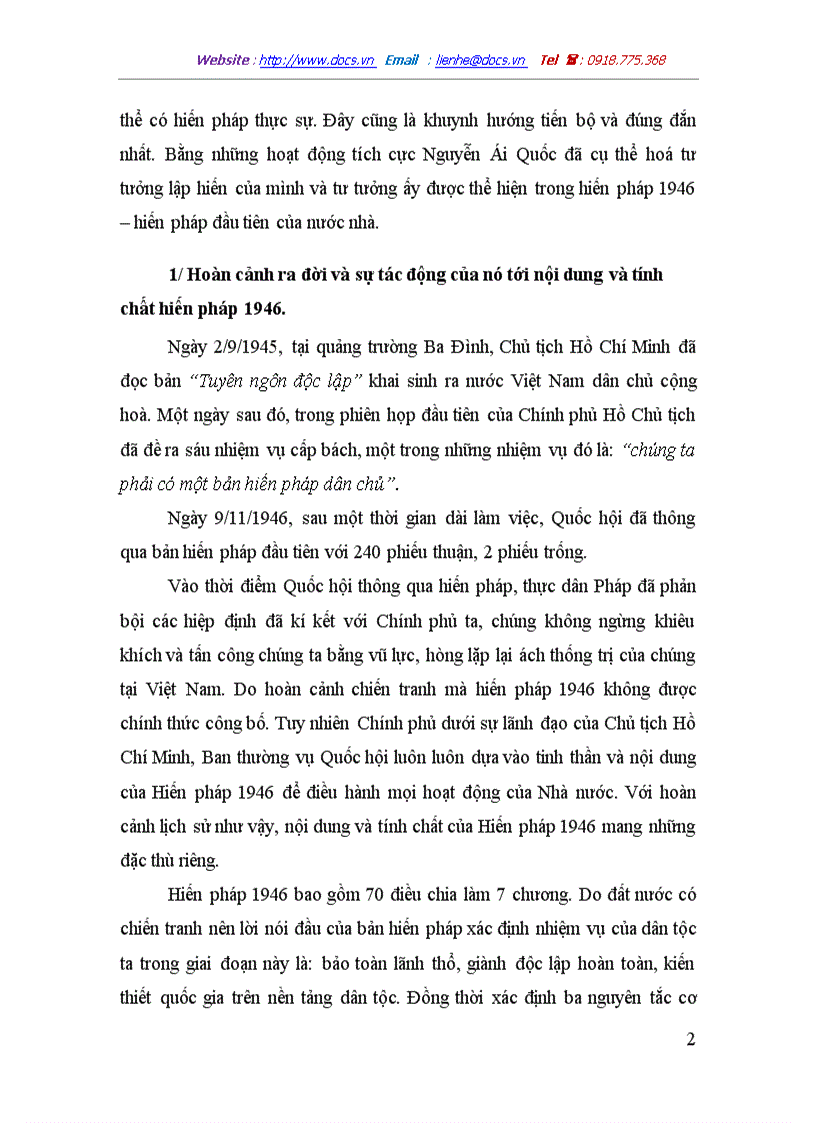 image for page Hoàn cảnh ra đời và sự tác động của nó tới nội dung và tính chất của các bản Hiến pháp Việt Nam