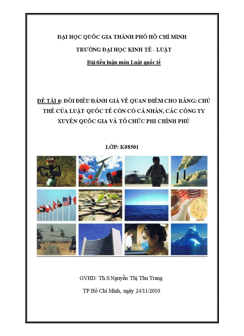 image for page Đôi điều đánh giá về quan điểm cho rằng Chủ thể của luật quốc tế còn có cá nhân các công ty xuyên quốc gia và tổ chức phi chính phủ